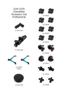 ClampMan Accessory Set